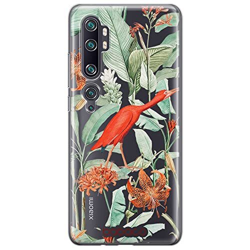 BABACO ERT GROUP mobiel telefoonhoesje voor Xiaomi MI NOTE 10 / MI NOTE 10 PRO origineel en officieel erkend Babaco patroon Flowers 049 aangepast aan de vorm van de mobiele telefoon, gedeeltelijk bedrukt