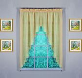 Today's Curtain Emelia Originele Voile Swagger Paar 160 cm, Goud, 90" B x 63" L
