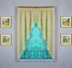 Today's Curtain Emelia Originele Voile Swagger Paar 160 cm, Goud, 90" B x 63" L