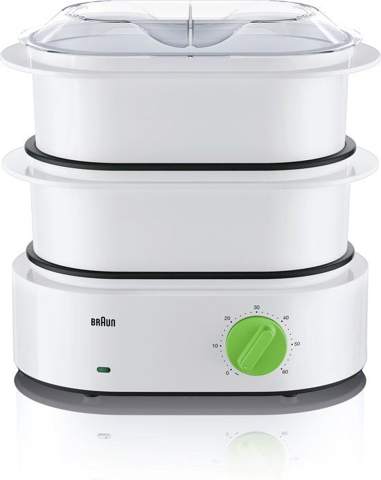 Braun FS 3000 Stoomkoker - 850W - Groen/Wit