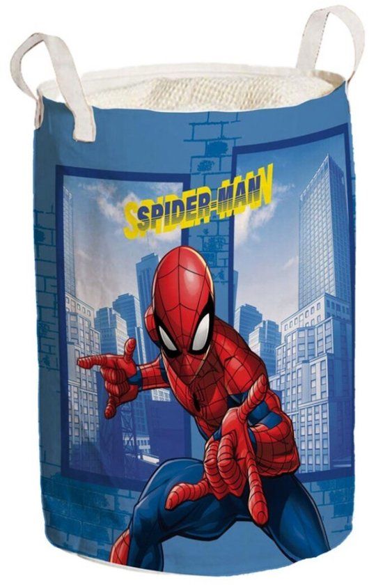 Spider-Man wasmand blauw