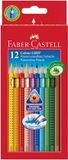 Faber-Castell Kleurpotloden set Colour Grip, 12 kleurpotloden, assorti