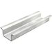 OBO Bettermann rail ongeperforeerd, 1,5mm dikte 2000x35x15 staal verzinkt, transparant gepassiveerd