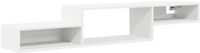vidaXL Wandgemonteerd tv-meubel Muurmontage Wit 150 x 28 x 26 cm