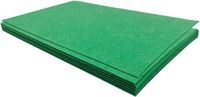 Jtnohx Viltstof, Stijf knutselvilt, Gekleurd vilt voor knutselwerkjes, 17,78×28,7cm 11 stuks vierkante viltvellen om te naaien (groen)