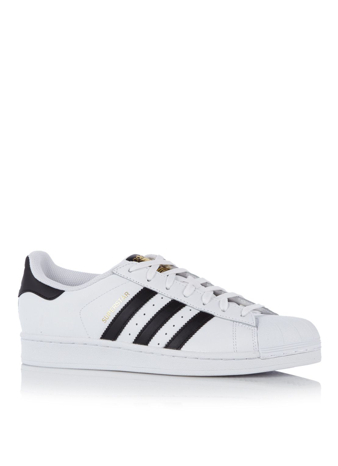 Adidas Superstar sneaker van leer - zwart/wit - maat 4062051415383