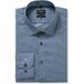 OLYMP No. Six Super Slim Overhemd blauw, Bedrukt