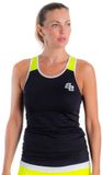 Belenberbel Shanghai Mouwloos T-shirt Zwart M Vrouw