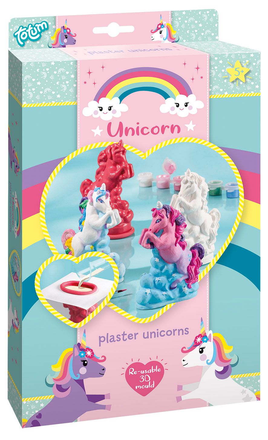 Totum Unicorn Plaster Moulding Set - Multi