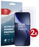 Rosso Screen Protector Geschikt voor Oppo Find X9 | Ultra Clear Duo Pack | TPU Folie | Case Friendly Beschermfolie | 2 Stuks