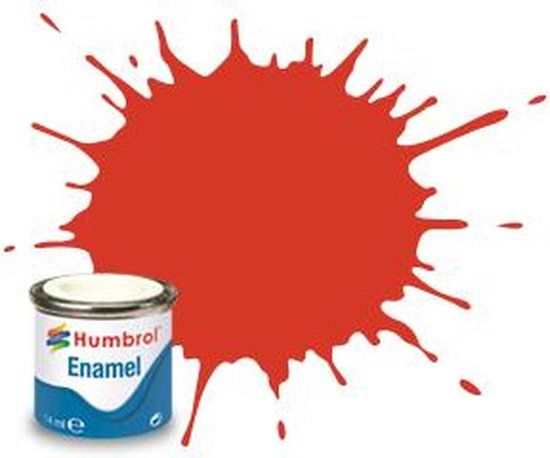 Humbrol Enamel Modellak - Nr. 174 Rood - 14 ml