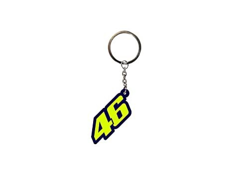 Rossi, Valentino VR 46 46 sleutelhanger, meerkleurig, eenheidsmaat