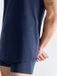 Sloggi Tanktop Tank Top Blauwzwart Heren M 2-Pack Katoen/Elastaan