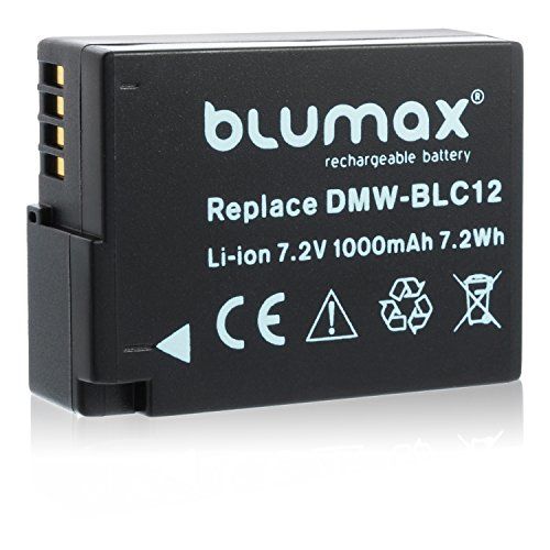 Blumax Accu vervangt Panasonic DMW BLC12 DMW BLC12 E 1000mAh