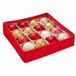 Feeric lights & Christmas Kerst opbergbox - voor 16 kerstballen van 10 cm - 40 x 40 x 10 cm