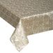 Merkloos DELUXE Baroque Tafelkleed - Beige & Goud - 140x240cm - Kerstmis