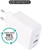 eSTUFF ES637031 oplader voor mobiele apparatuur Smartphone Wit AC Snel opladen Binnen