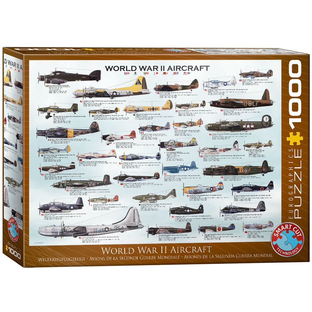 Eurographics World War II Aircraft Puzzel (1000 stukjes)