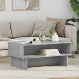 Maisons du Monde Maison Exclusive Salontafel Sonoma-grijs, 80 x 46 x 35 cm, houtvezelplaat
