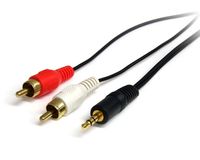 StarTech.com 90cm Stereo Audiokabel - 3,5mm naar 2x RCA M/M