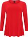YOEK T-shirt Femme manches longues rouge