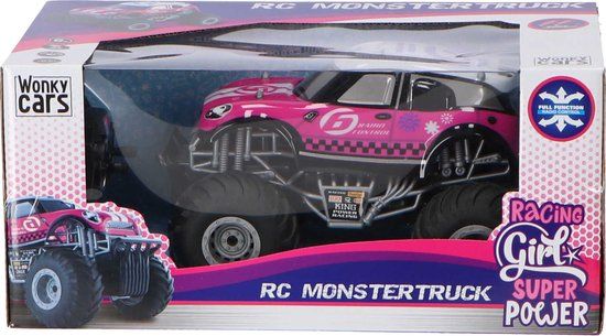 Wonky Cars RC Monstertruck Pink - Roze - 6+ jaar