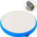 Tapis de gymnastique gonflable avec pompe 100x100x15 cm PVC bleu