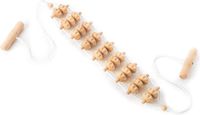Tuuli Houten Rug Massager Roller Touw 120 cm