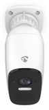 Nedis SmartLife Beveiligingscamera Buiten – 2K QHD – Spotlight – WiFi – Alarm – IP66 – Bewegingssensor – Wit