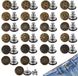 Boutons de jean sans marque - 24 pièces - 17mm - Bronze