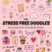 Stress Free Doodles: Bold and Easy Coloring Book for Adults & Teens | Cute, Simple, Relaxing Designs for Stress Relief, Mindfulness & Creative Fun