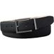 Calvin Klein Ceinture à boucle carrée texturée Noir/métal mat Taille : 95