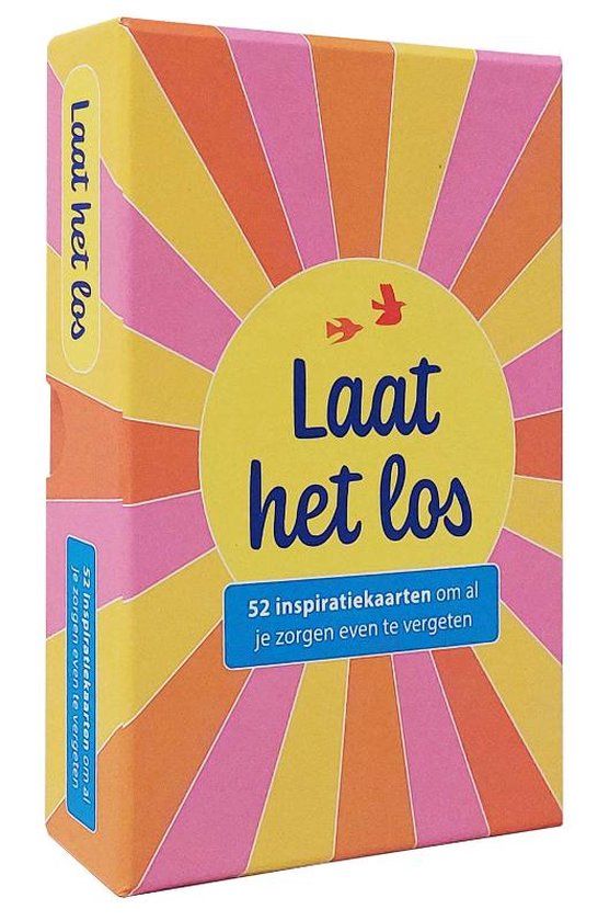 Laat het los inspiratiekaarten 1set