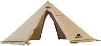 Rustive Tente de camping - Tente tipi - Marron - 500x500x240cm
