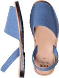 Toni Pons Denim sandalen voor heren met leren binnenzool | GRAU-TX