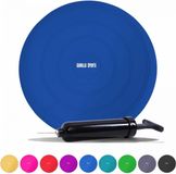 Gorilla Sports Balanskussen - Wiebelkussen - Balanstrainer - Incl. Pomp - Donker Blauw