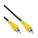 RCA-kabel - video - 1x cinchstekker / stekker - stekkerkleur geel - 1m