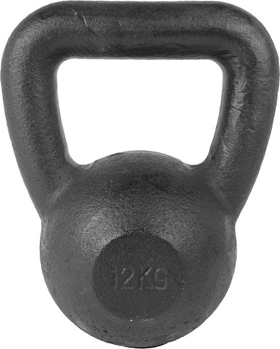 Tunturi Kettlebell - 12 kg - Zwart