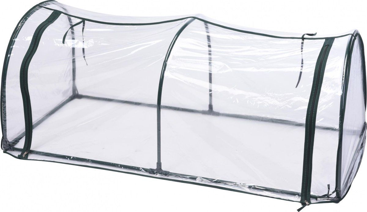 Garden Pro kweekkas 130 x 60 x 50 cm transparant 16 delig