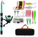 Allesto Poisson Set pour Débutants - Ensemble de pêche complet avec sac de transport - 1,8 m rétractable - Convient comme cadeau