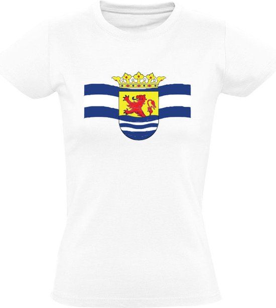 Zeeland Dames T-shirt - Wit - 2XL