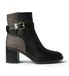 Michael Kors Bottines en Cuir à talon Rachel noir