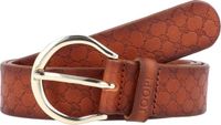 JOOP! Leren Riem DOB 3,5 cm Belt W100 Sandalwood Terracotta