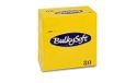 Bulky Soft BS-32054 servetten 1/4 vouw, 3-laags, 33 cm x 33 cm, geel (80-pack)