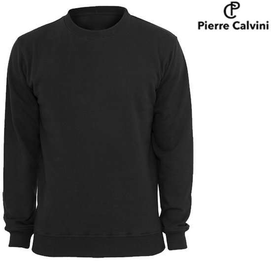 Pierre Calvini Heren sweater sweater Zwart M