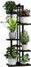 ZenithVibe Support de plantes d'intérieur en bambou naturel, 5 niveaux, marron