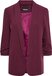 Pieces Blazer Pcbosella 3/4 Sleeve - Grape Wine - XS