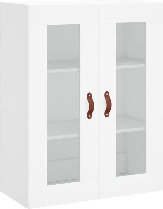 vidaXL Wandkast 69,5x34x90 cm Wit