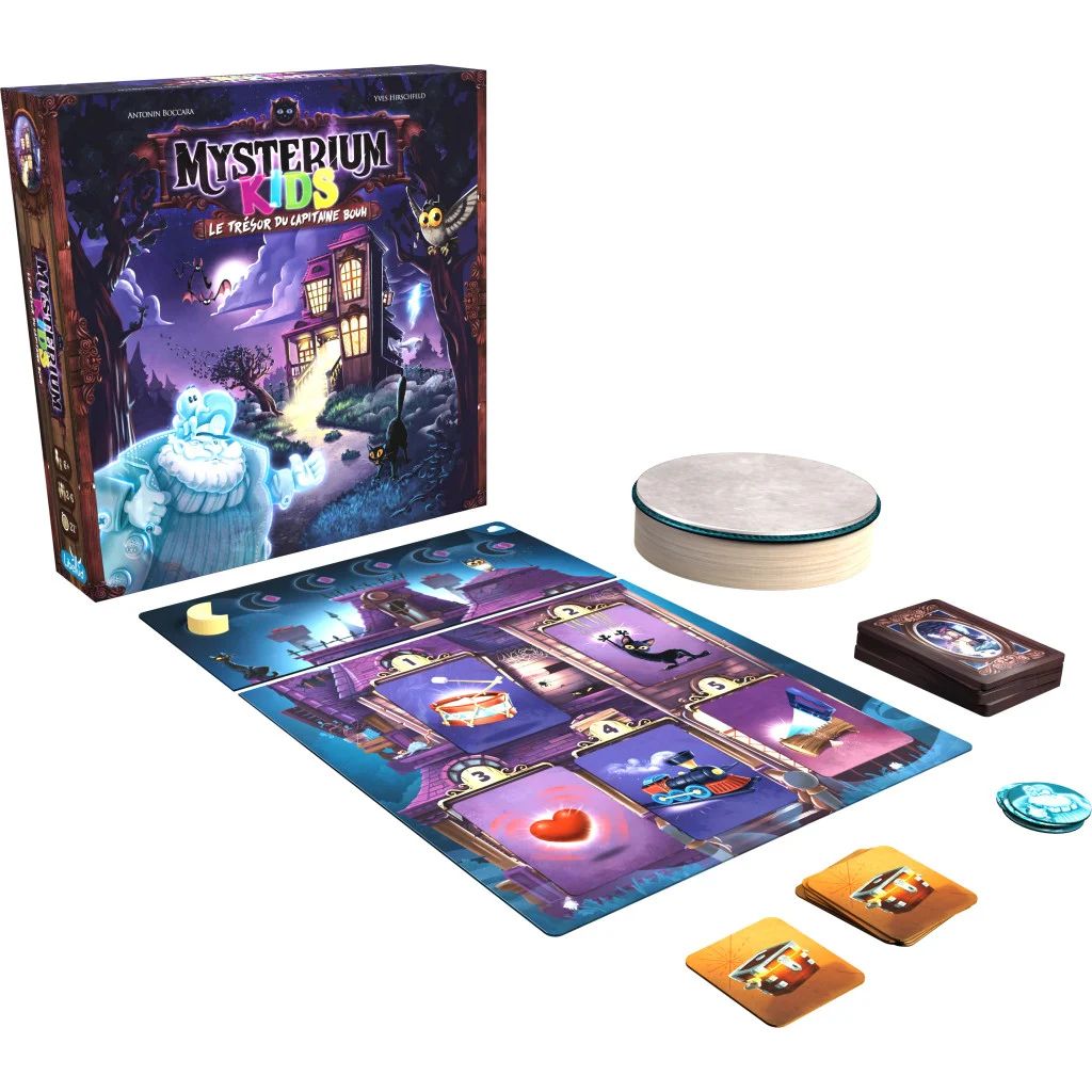 Asmodee Mysterium Kids Le Trésor du Capitaine Bouh Bordspel