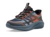 Skechers Jongen MICROSPEC Velocity Trainers, Houtskool Synthetisch/Textiel/Oranje & Zwart, 1.5 UK Kind